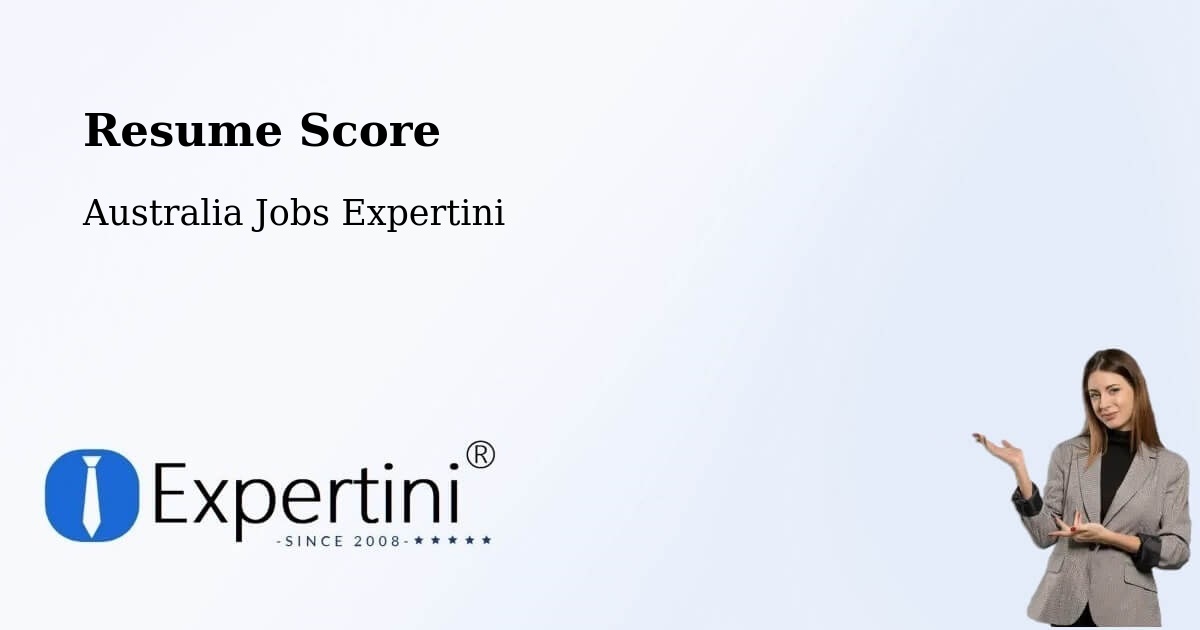 Resume Score & Job Description Match Tool – Bilinga - Australia Jobs Expertini